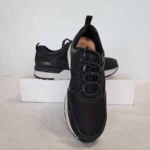 Rockport‎ Works W 8.5 Pulse Tech Composite Toe Work Shoe Black Leather RK771